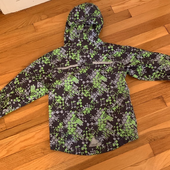 LL Bean boys rain jacket size M 5-6 - Picture 5 of 6